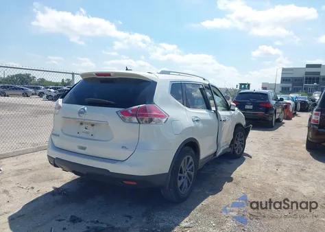 2016 Nissan Rogue Sl из США, поврежденный, VIN 5N1AT2MT6GC895302